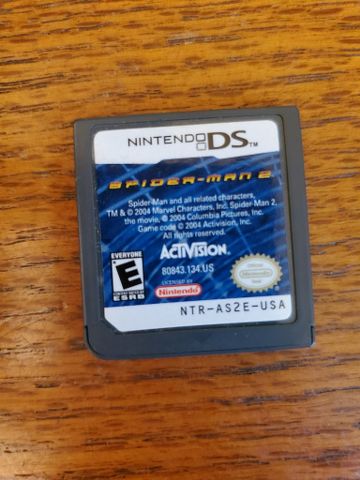 Nintendo DS Spider Man 2 video game