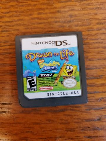 Nintendo DS Drawn to Life Spongebob Squarepants video game