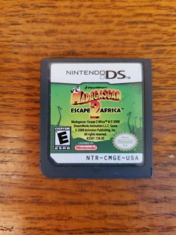 Nintendo DS Madagascar 2 Escape Africa video game