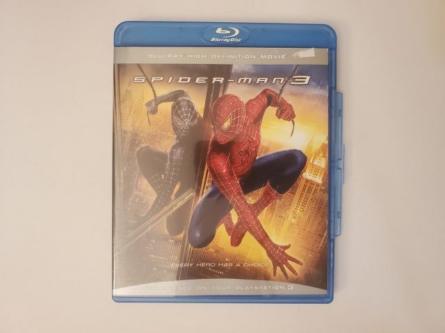 Blu-Ray Spider Man 3 video game