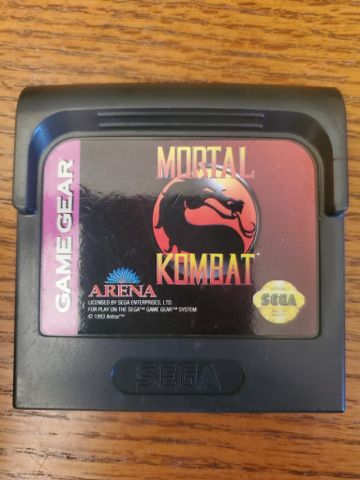 Sega Game Gear Mortal Kombat video game