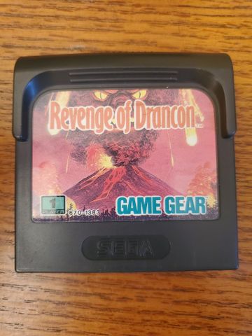 Sega Game Gear Revenge of Drancon video game