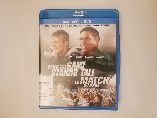 Blu-Ray When the Game Stands Tall video game