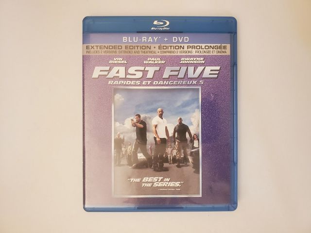 Blu-Ray Fast Five video game