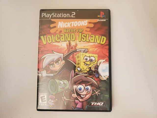 Sony PlayStation 2 Nicktoons Battle for Volcano Island video game