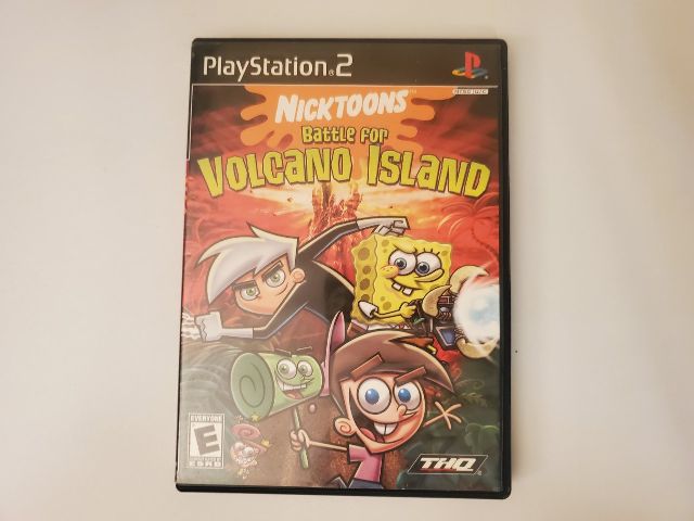 Sony PlayStation 2 Nicktoons Battle for Volcano Island video game