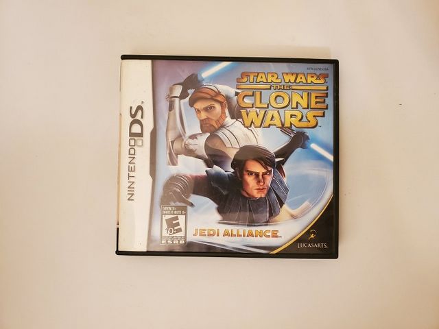 Nintendo DS Star Wars the Clone Wars Jedi Alliance video game