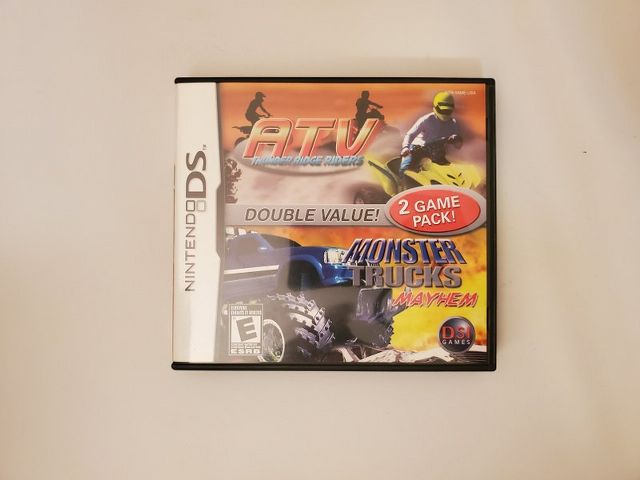 Nintendo DS ATV Thunder Ridge Riders / Monster Trucks Mayhem video game