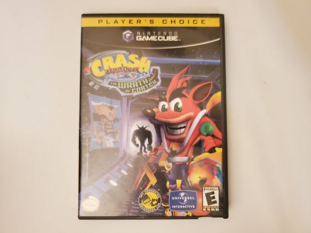 Nintendo GameCube Crash Bandicoot The Wrath of Cortex Player's Choice video game
