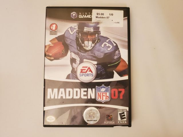 Nintendo GameCube Madden 07 video game