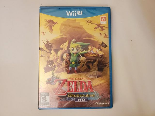 Nintendo Wii U The Legend of Zelda The Windwaker HD video game