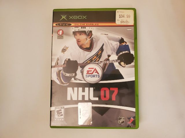 Microsoft Xbox NHL 07 video game