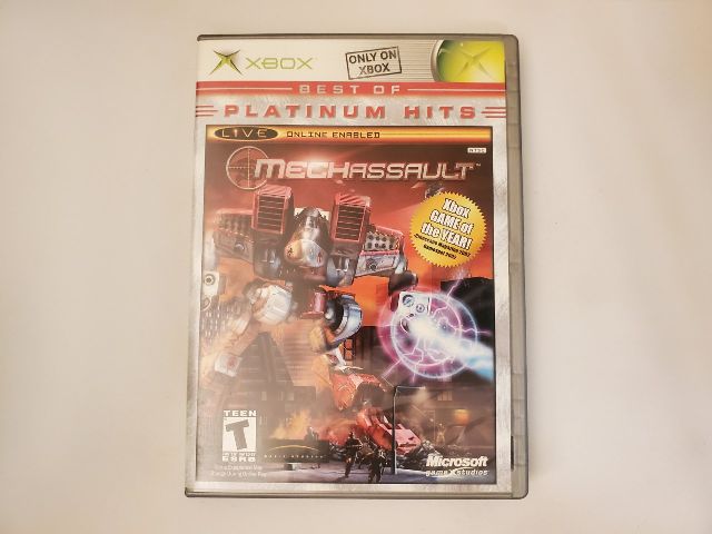 Microsoft Xbox Mechassault Platinum Hits video game
