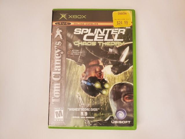 Microsoft Xbox Splinter Cell Chaos Theory video game