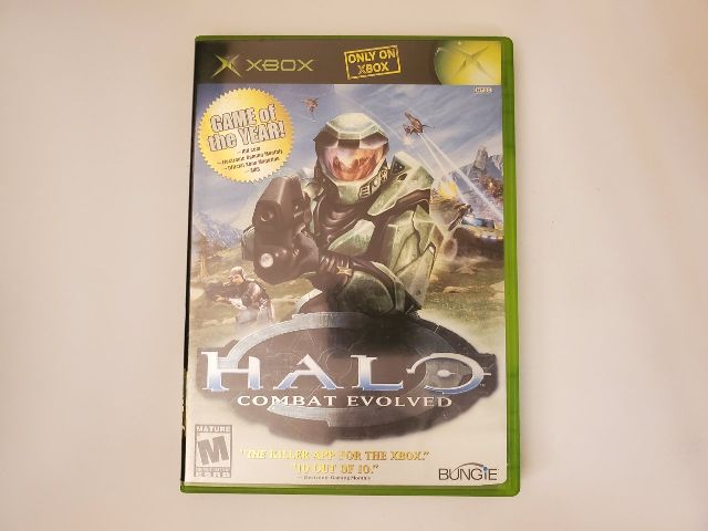 Microsoft Xbox Halo Combat Evolved Game of the year video game