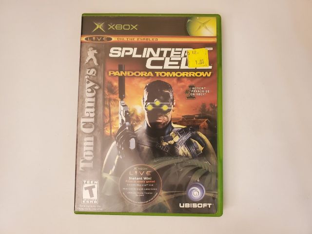 Microsoft Xbox Tom Clancy's Splinter Cell: Pandora Tomorrow video game