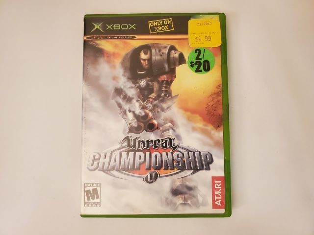 Microsoft Xbox Unreal Championship video game
