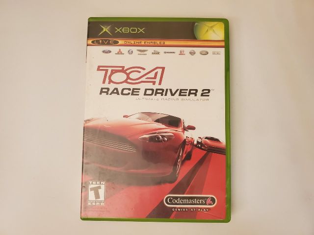 Microsoft Xbox TOCA Race Driver 2 video game