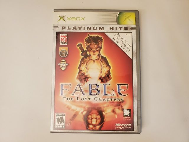 Microsoft Xbox Fable The Lost Chapters Platinum Hits video game