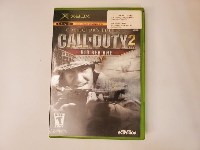 Microsoft Xbox Call of Duty 2 Big Red One Collector's Edition video game