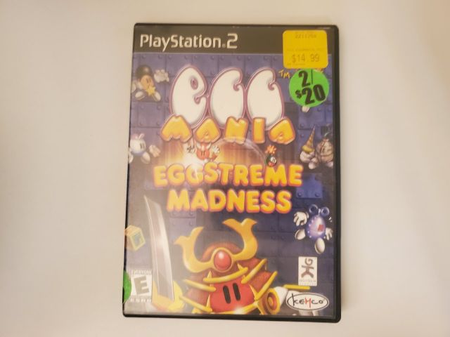 Sony PlayStation 2 Egg Mania Eggstreme Madness video game