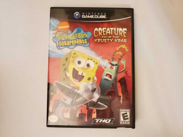 Nintendo GameCube Spongebob Squarepants Creature from the Krusty Krab video game