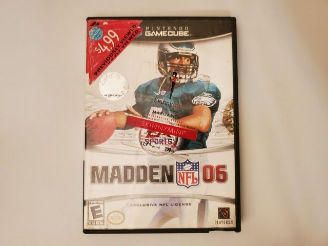 Nintendo GameCube Madden 06 video game