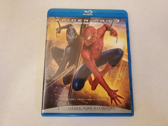 Blu-Ray Spider Man 3 video game