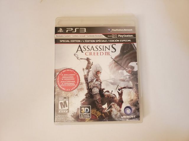 Sony PlayStation 3 Assassin's Creed III Special Edition video game