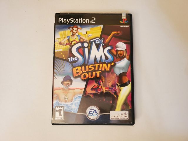 Sony PlayStation 2 The Sims Bustin' Out video game