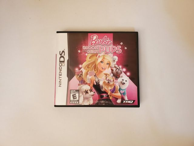 Nintendo DS Barbie Groom and Glam Pups video game