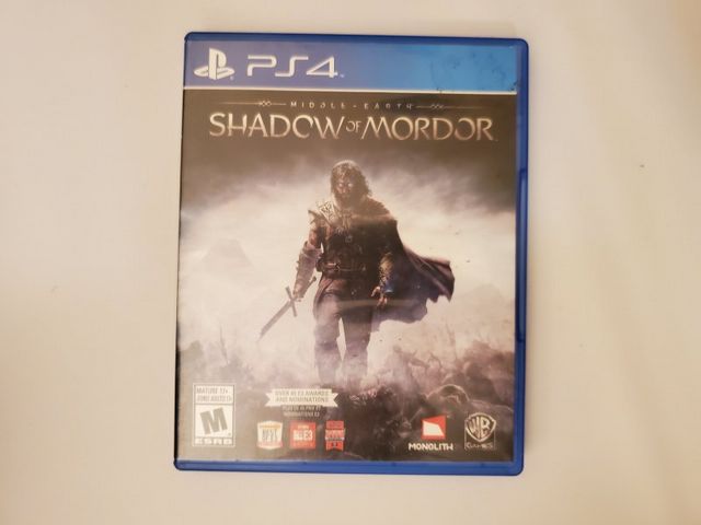 Sony PlayStation 4 Middle-earth: Shadow of Mordor video game
