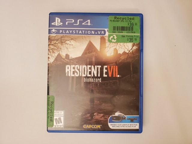 Sony PlayStation 4 Resident Evil 7: Biohazard video game