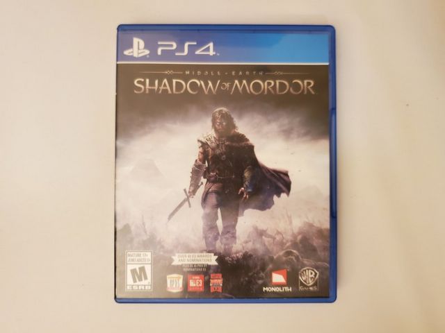 Sony PlayStation 4 Middle-earth: Shadow of Mordor video game