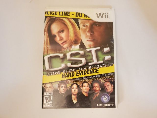 Nintendo Wii CSI: Crime Scene Investigation Hard Evidence video game