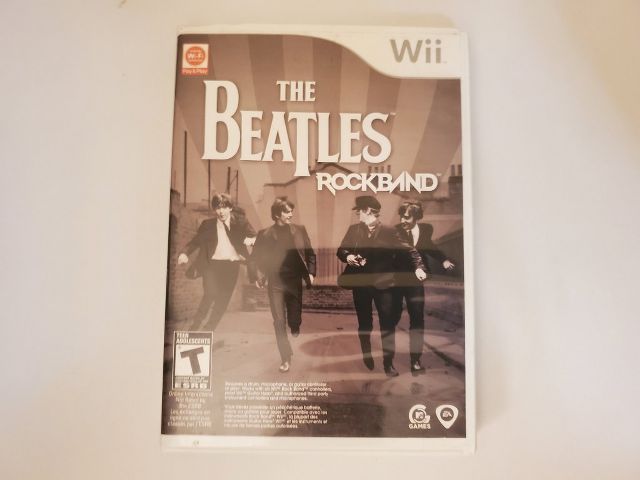 Nintendo Wii The Beatles Rockband video game