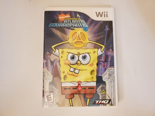 Nintendo Wii Spongebob's Atlantis Squarepantis video game