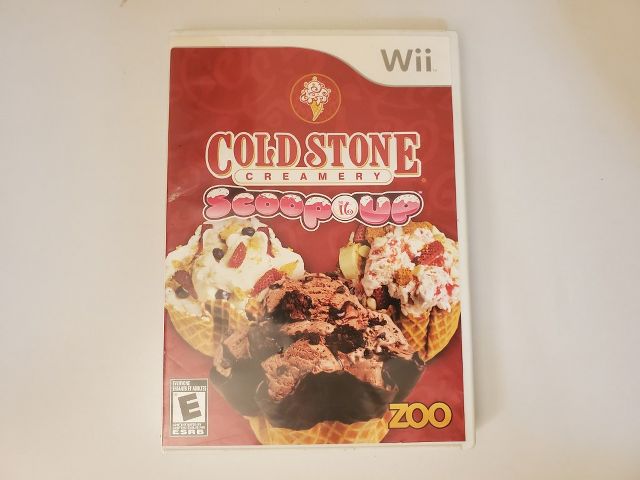 Nintendo Wii Cold Stone Creamery Scoop It Up video game