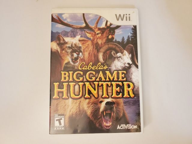 Nintendo Wii Cabela's Big Game Hunter video game
