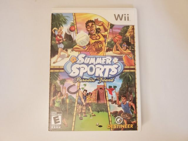 Nintendo Wii Summer Sports Paradise Island video game