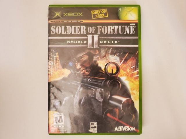 Microsoft Xbox Soldier of Fortune Double Helix II video game