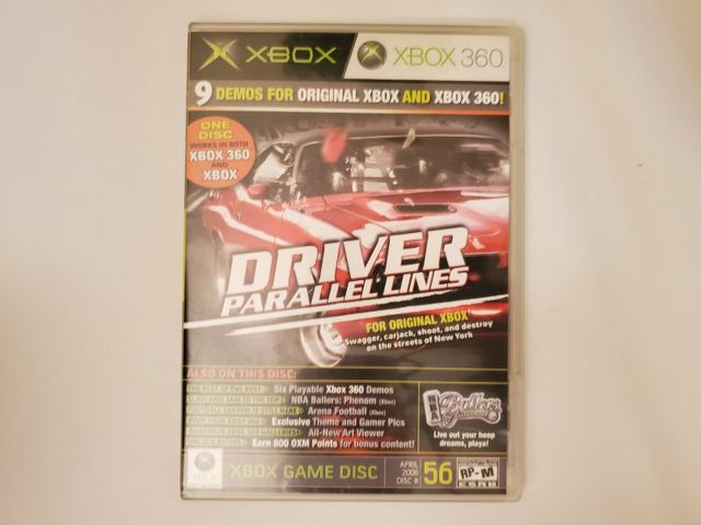 Microsoft Xbox Demo Disc 56 video game