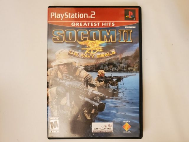 Sony PlayStation 2 SOCOM II US Navy Seals Greatest Hits video game