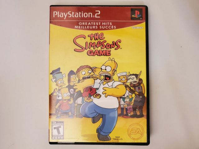 Sony PlayStation 2 The Simpsons Game Greatest Hits video game