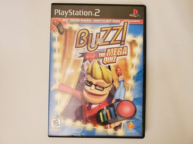 Sony PlayStation 2 Buzz! The Mega Quiz video game