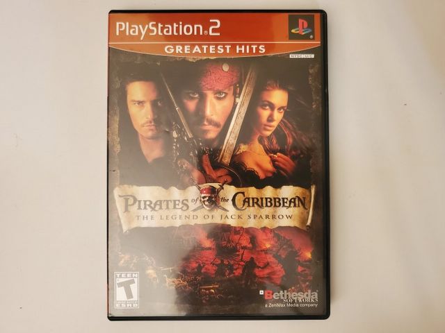Sony PlayStation 2 Pirates of the Caribbean The Legend of Jack Sparrow Greatest Hits video game
