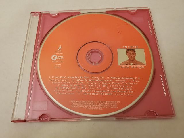 CD #1 Hits Love Songs video game