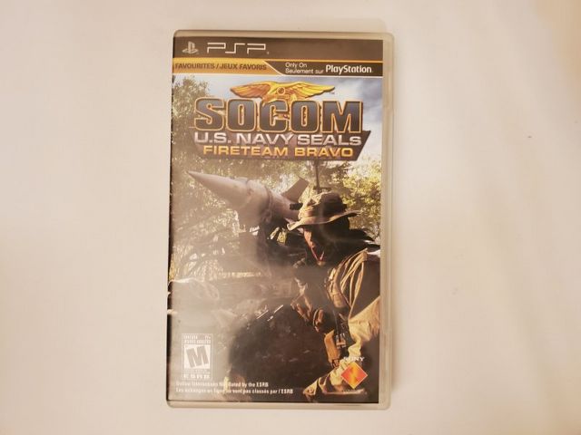 Sony PSP SOCOM U.S. Navy SEALs: Fireteam Bravo - Favourites / Jeux Favoris video game