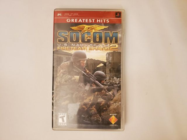 Sony PSP SOCOM U.S. Navy SEALs Fireteam Bravo 2 Greatest Hits video game