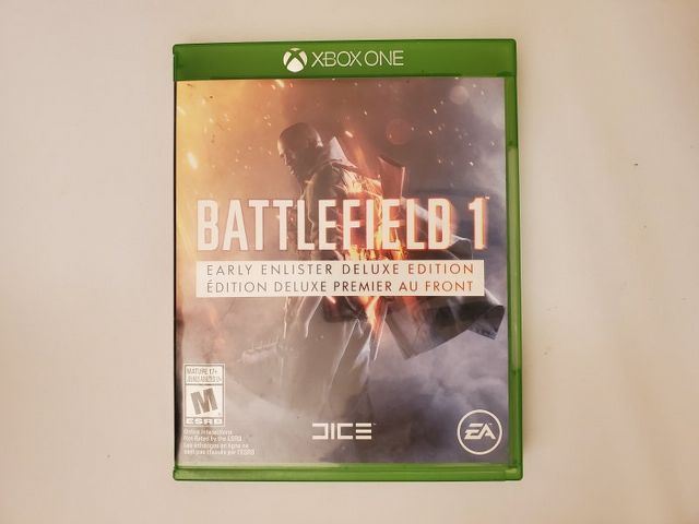 Microsoft Xbox One Battlefield 1 Early Enlister Deluxe Edition video game